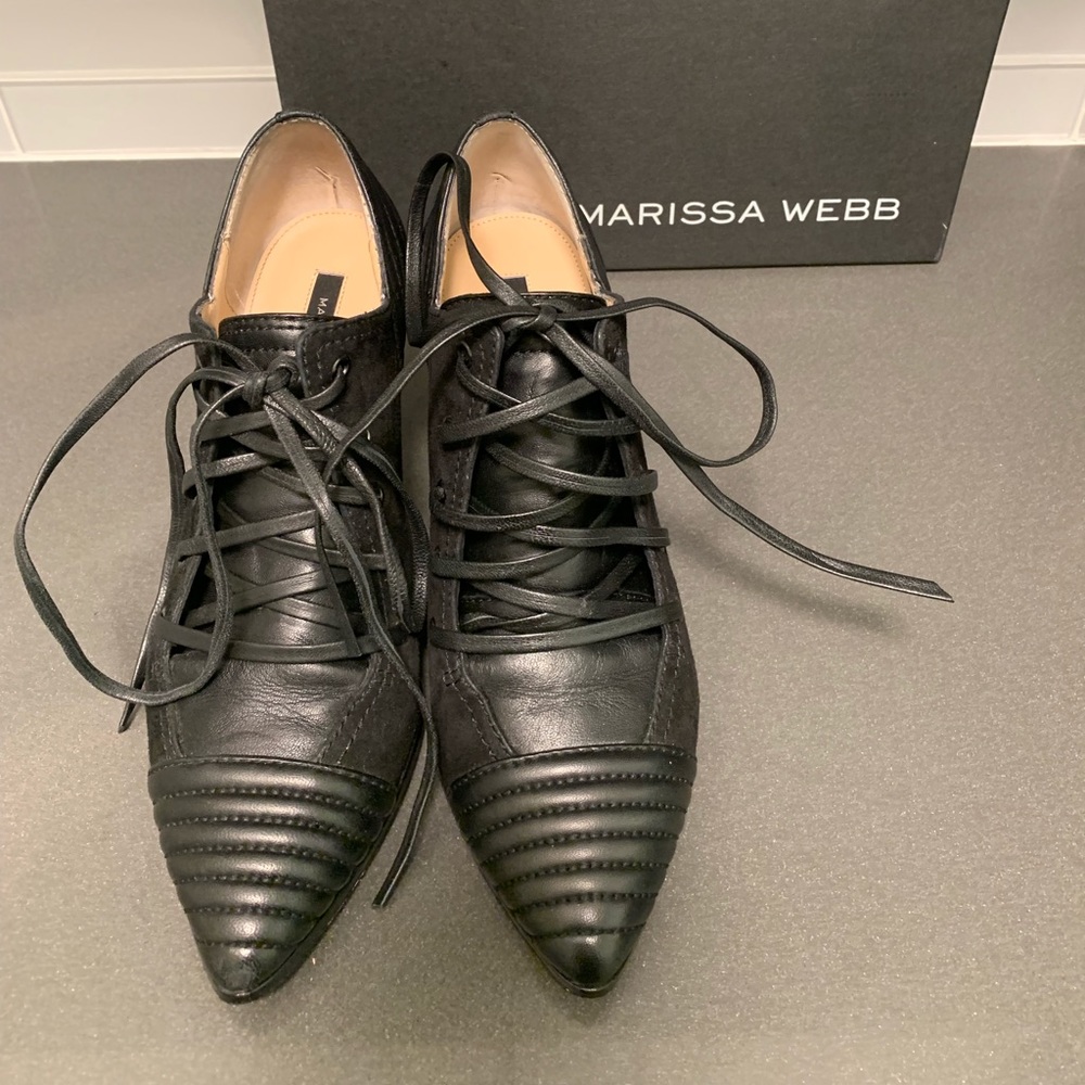 Authentic Marissa Webb Black Heels Boots Bootie 39